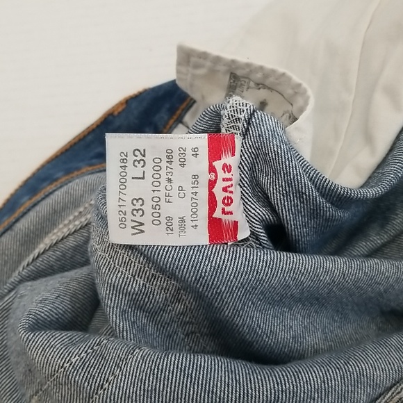 Levi's 501 XX Vintage Denim Jeans Button Fly 100% Cotton Size 33X32 - Picture 10 of 12